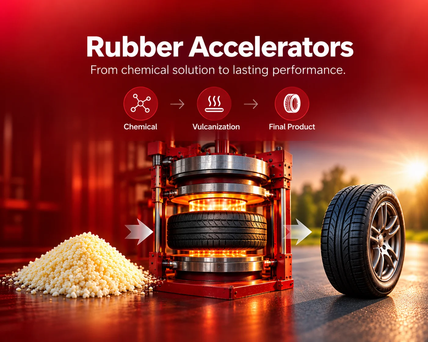 Rubber Accelerators - From Granules to Tyres